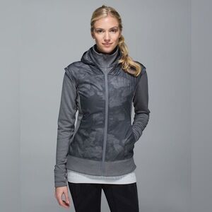 Lululemon•Snug Sprinter Jacket•Hooded Glyde•Dream Rose Slate Black•LIKE NEW•6